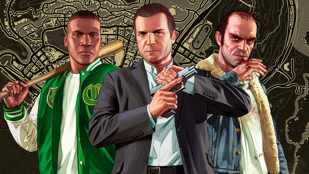 Игра Grand Theft Auto V (GTA 5) на PS5