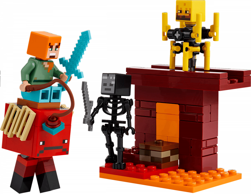 Конструктор LEGO Minecraft «Битва в лаве Нижнего мира» 21266