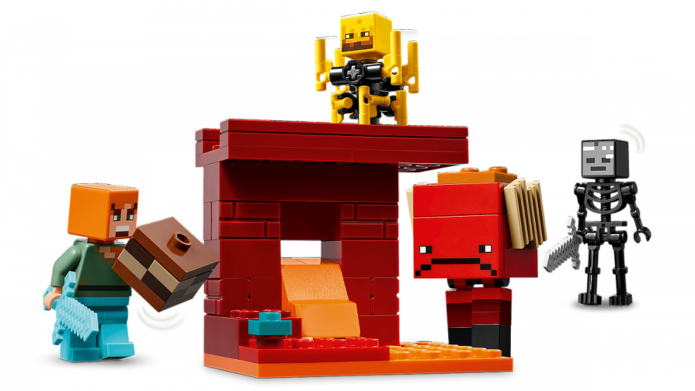 Конструктор LEGO Minecraft «Битва в лаве Нижнего мира» 21266