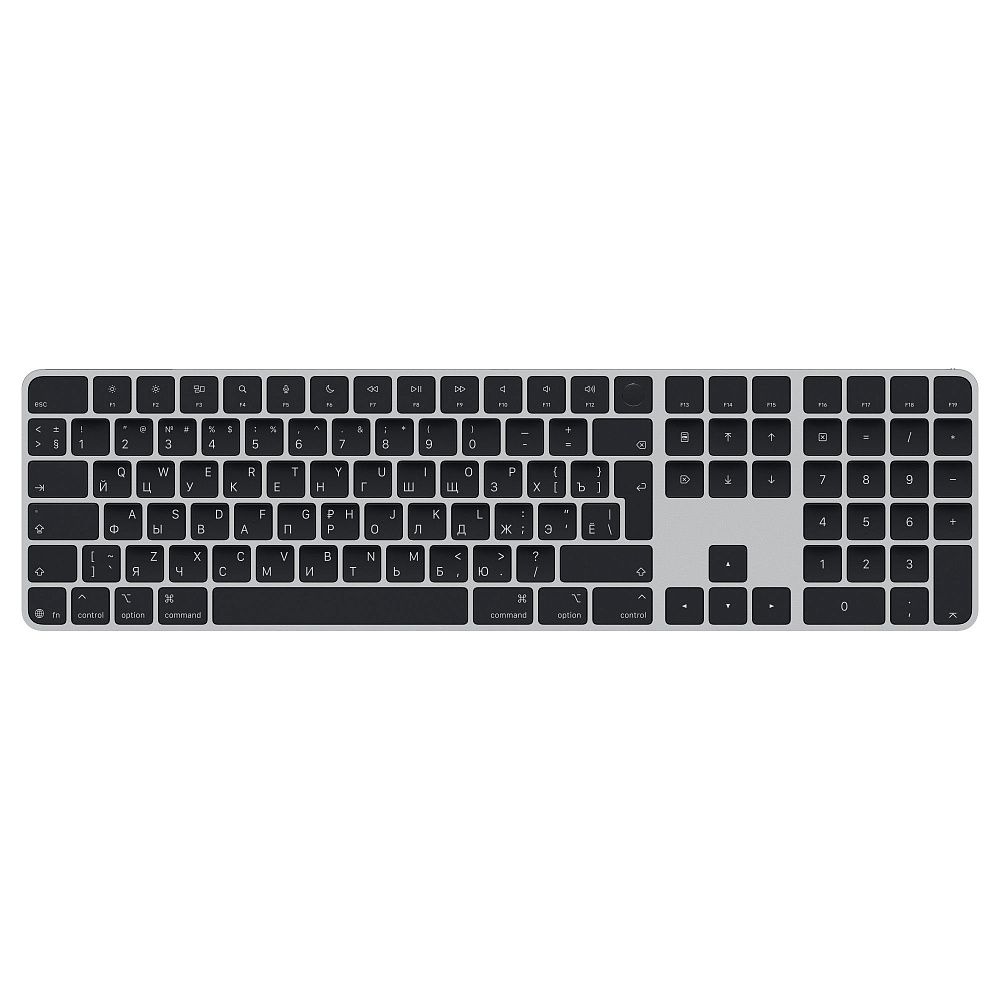 Клавиатура Apple Magic Keyboard with Touch ID and Numeric Keypad Black (USB-C)