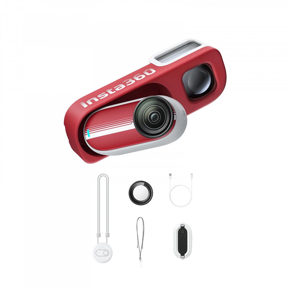 Экшн-камера Insta360 GO 3S Retro Bundle Special Edition 64GB Classic Red