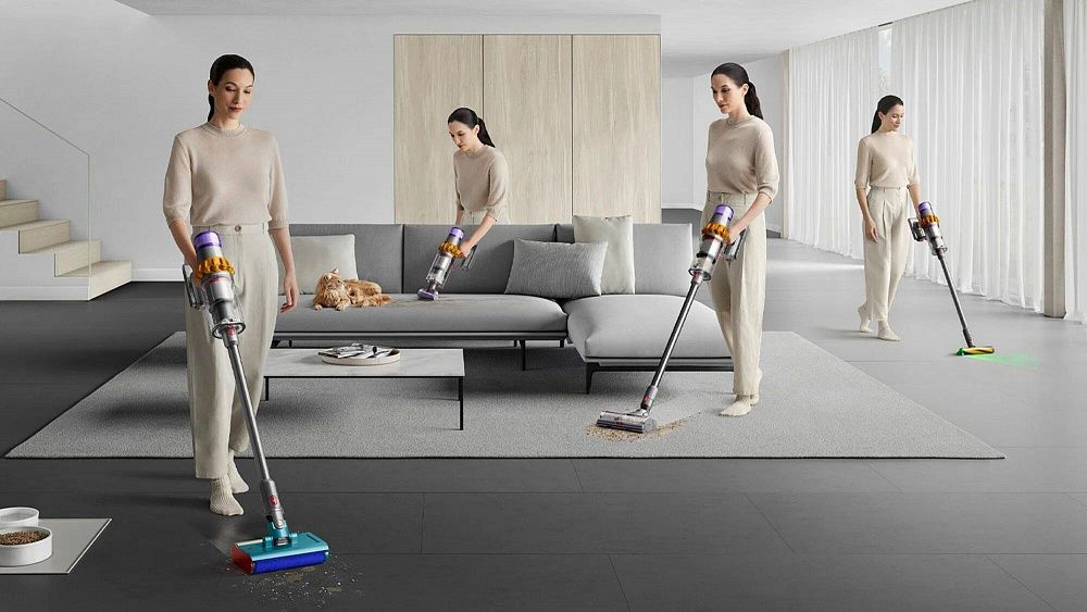 Пылесос Dyson V15S Detect Submarine (SV47) Yellow / Nickel