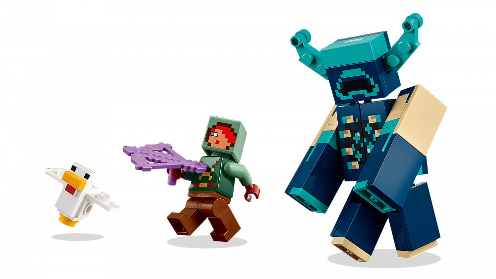 Конструктор LEGO Minecraft "Столкновение с Варденом" 21274