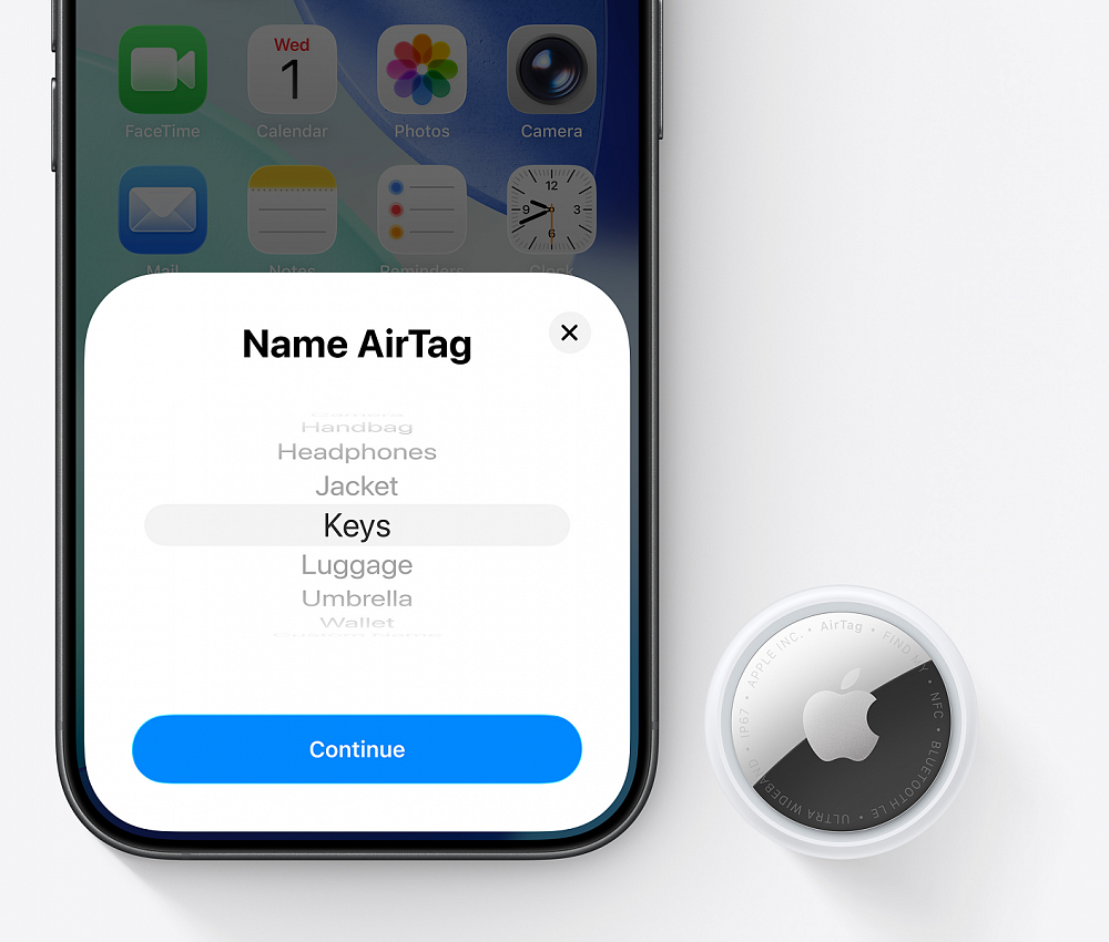 Поисковый трекер Apple AirTag 2