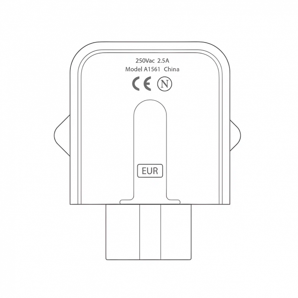 Переходник Apple Euro Plug