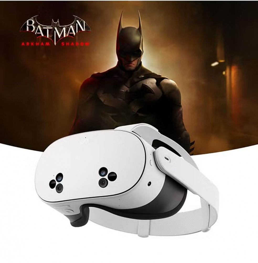 Очки виртуальной реальности Meta Quest 3S 256GB + Игра Batman: Arkham Shadow
