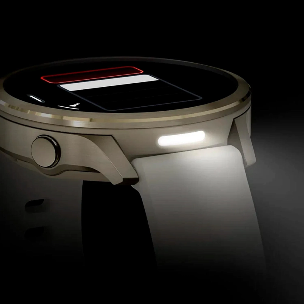 Смарт-часы Garmin Venu 4 41 mm Lunar Gold Case with Bone Silicone Band and Light Sand Leather Band