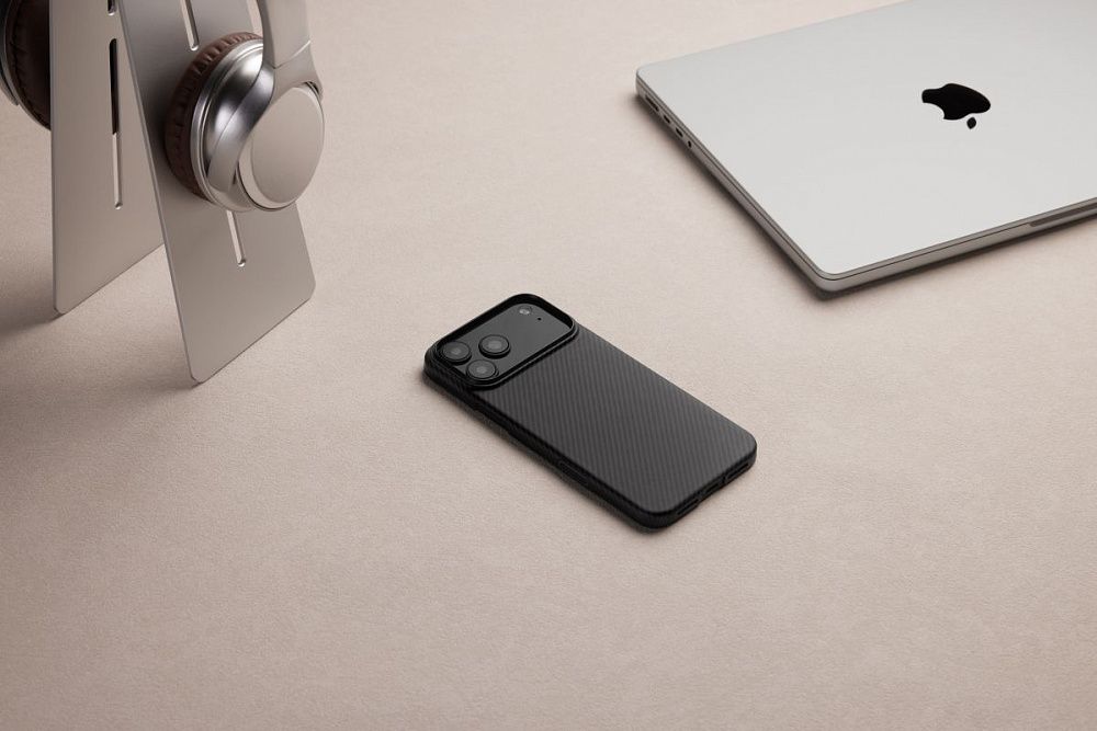 Чехол Pitaka Ultra-Slim Case для iPhone 17 Pro Max Black/Gray