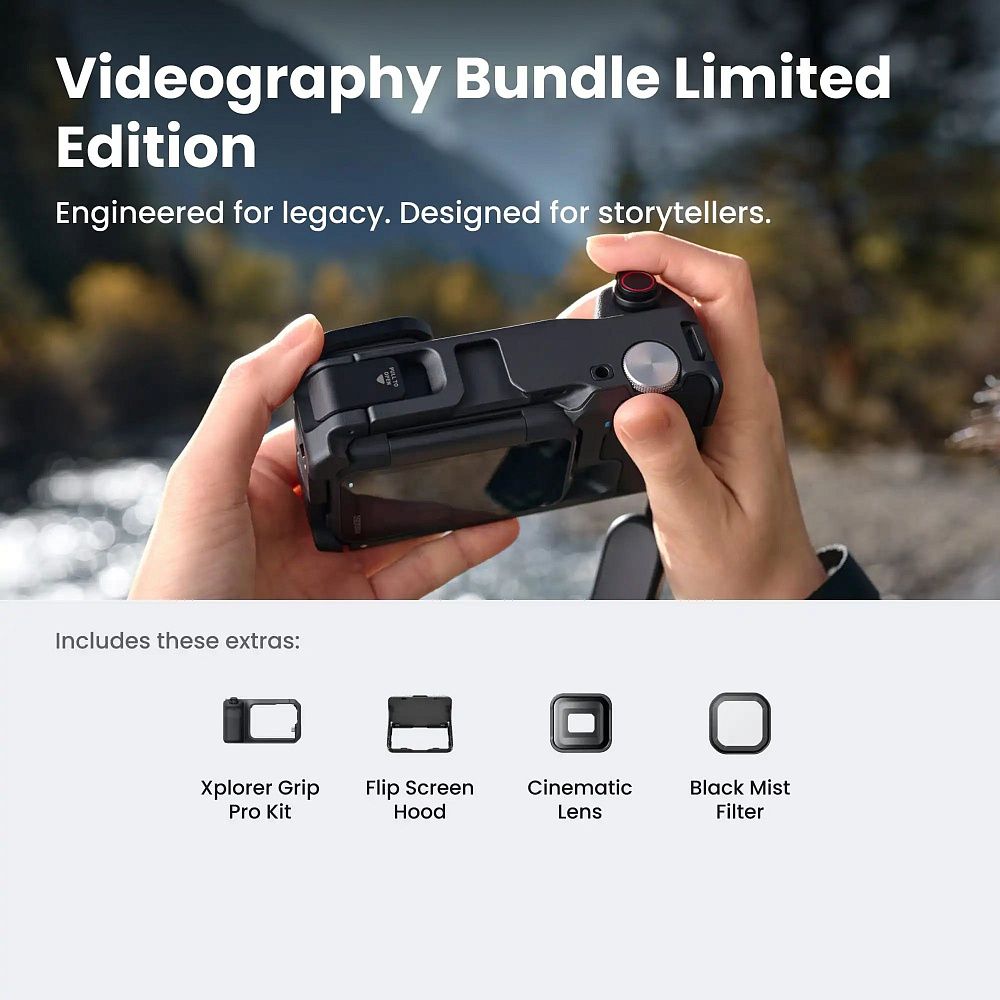 Экшн-камера Insta360 Ace Pro 2 Videography Bundle Midnight Black