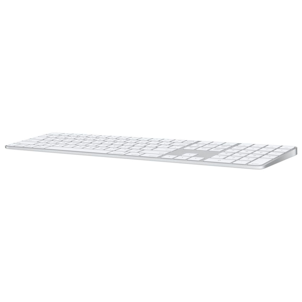 Клавиатура Apple Magic Keyboard with Touch ID and Numeric Keypad White (USB-C)