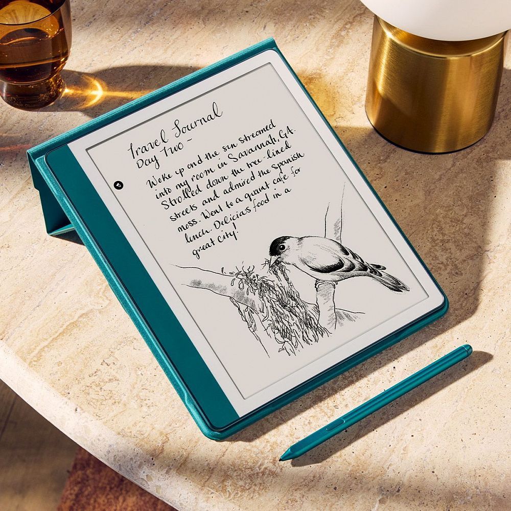 Электронная книга Amazon Kindle Scribe 64GB Wi-Fi with Premium Pen Metallic Jade