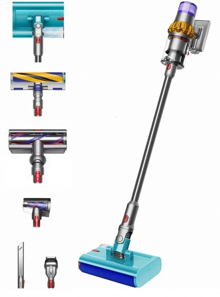 Пылесос Dyson V15S Detect Submarine (SV47) Yellow / Nickel