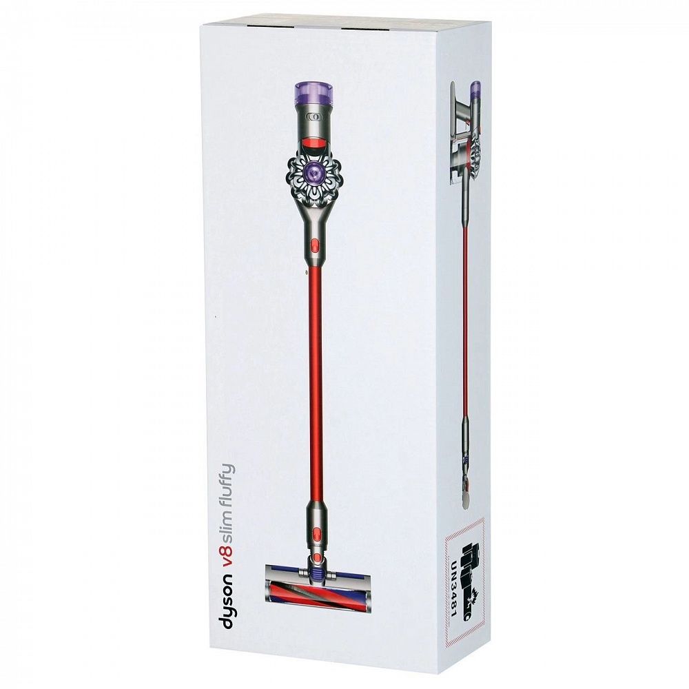 Ручной пылесос Dyson V8 Slim Fluffy (SV10K) Nickel / Red