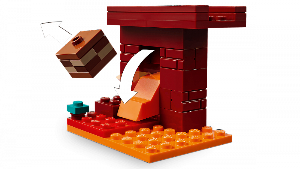 Конструктор LEGO Minecraft «Битва в лаве Нижнего мира» 21266