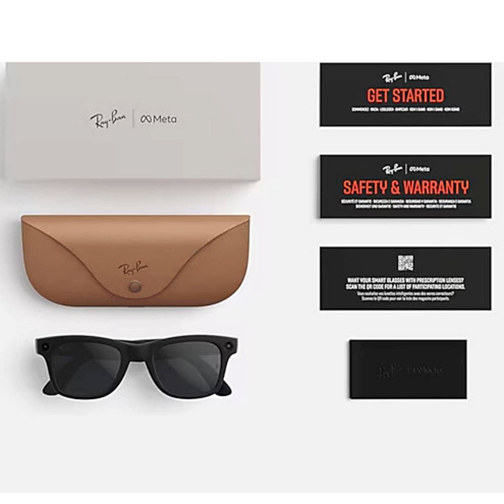 Умные очки Ray-Ban Meta Wayfarer (Gen 2) Matte Black / Transitions Grey (Large)