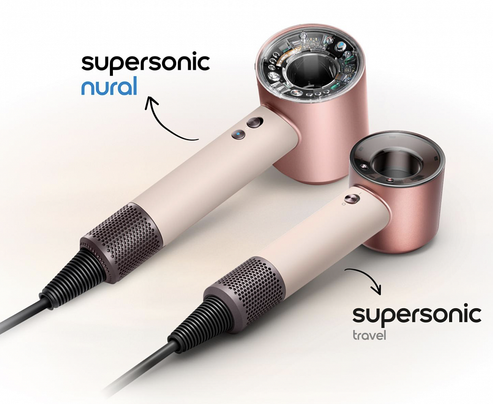 Фен Dyson HD19 Supersonic Travel Ceramic Pink / Rose Gold