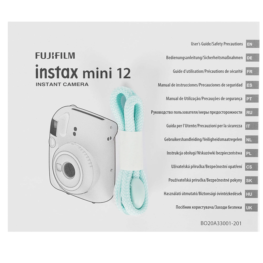 Фотоаппарат моментальной печати Fujifilm Instax Mini 12 Mint Green