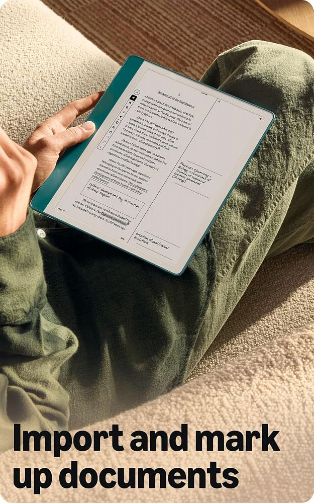 Электронная книга Amazon Kindle Scribe 64GB Wi-Fi with Premium Pen Metallic Jade