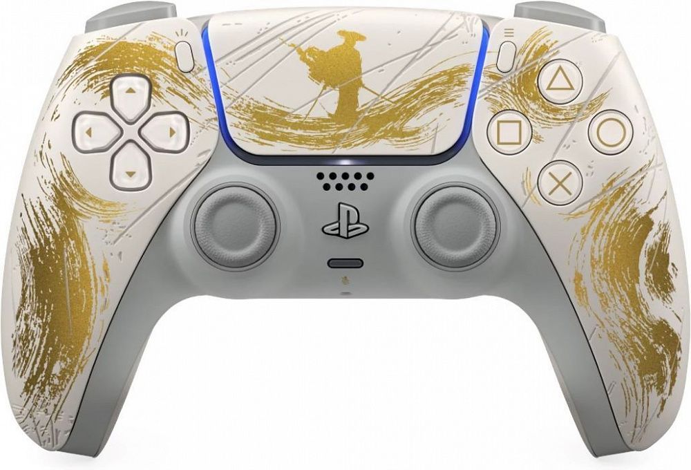 Геймпад беспроводной PlayStation DualSense Ghost of Yotei Gold Limited Edition