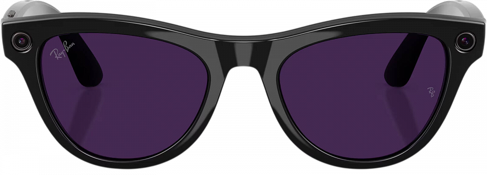 Умные очки Ray-Ban Meta Skyler (Gen 2) Shiny Black / Transitions Amethyst