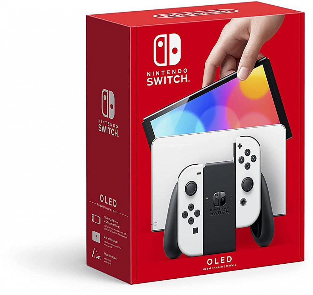 Игровая приставка Nintendo Switch OLED 64GB White