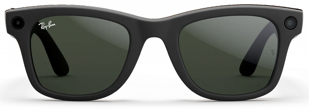 Умные очки Ray-Ban Meta Wayfarer (Gen 1) Matte Black / Transitions Graphite Green (Large)