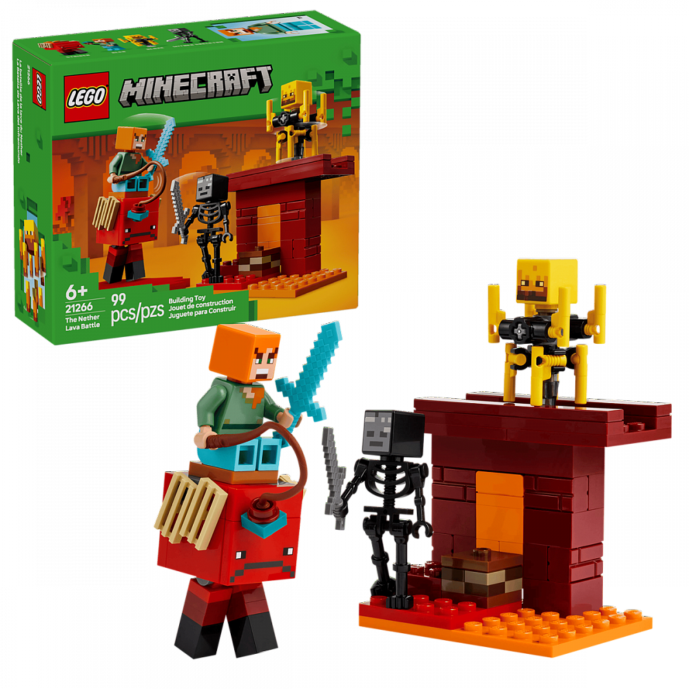Конструктор LEGO Minecraft «Битва в лаве Нижнего мира» 21266