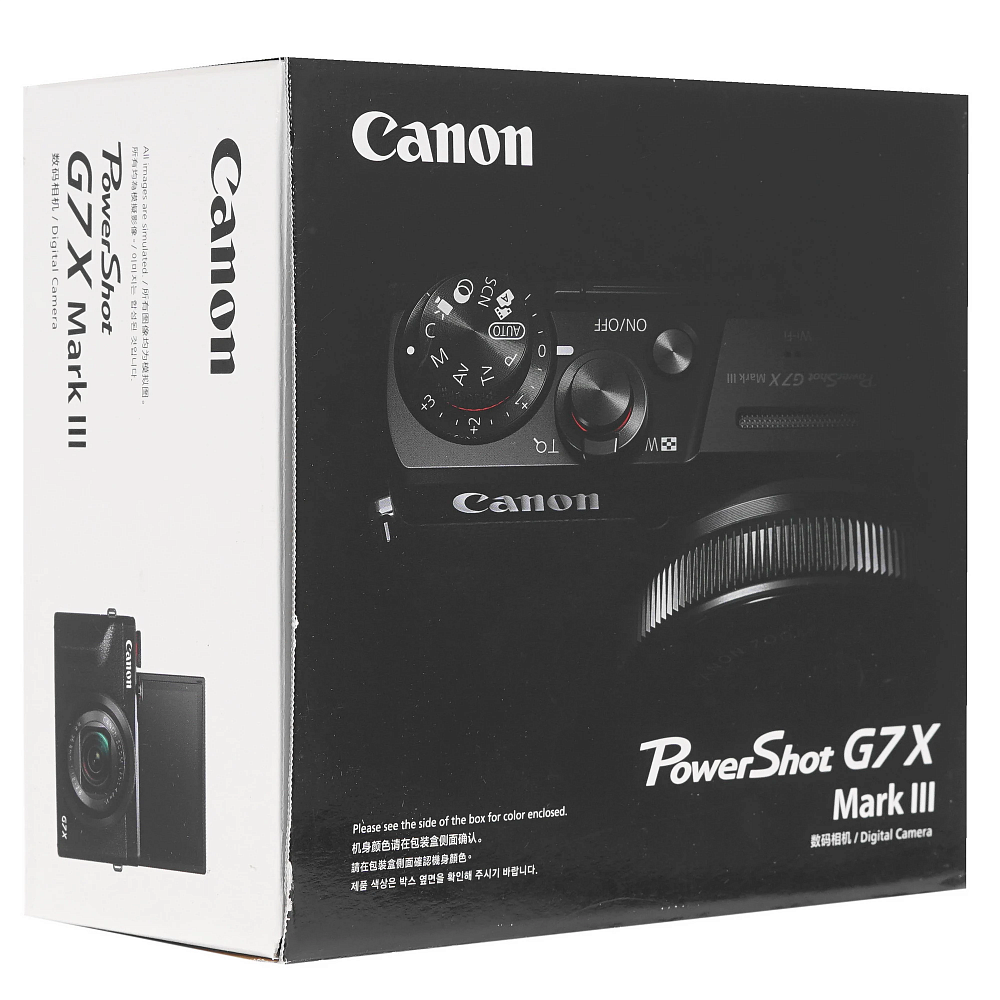 Компактный фотоаппарат Canon PowerShot G7X Mark III Black