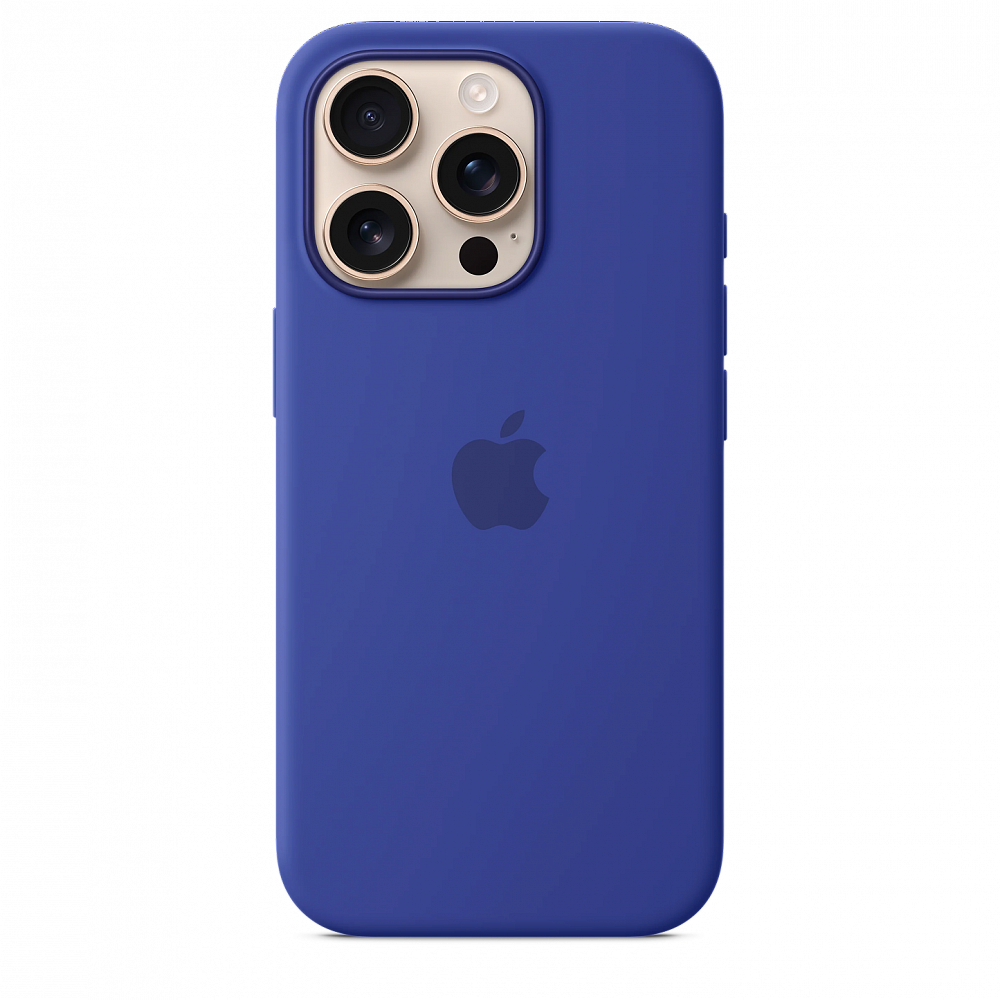 Чехол Apple Silicone Case with MagSafe для iPhone 16 Pro Ultramarine