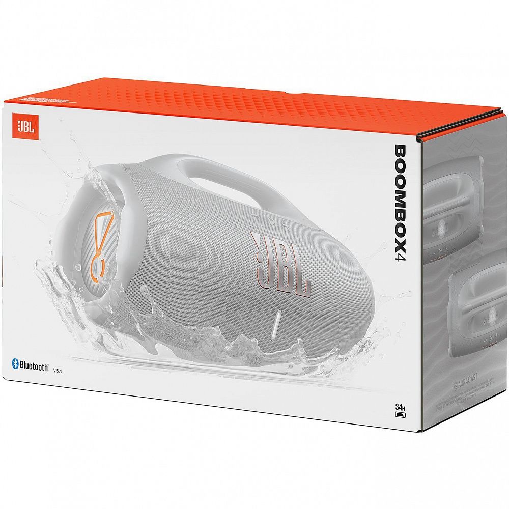 Портативная колонка JBL Boombox 4 White