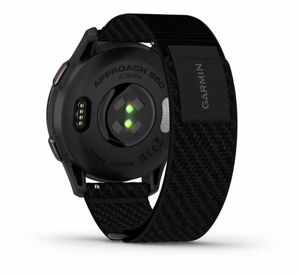 Смарт-часы Garmin Approach S50 43 mm Black / Slate Case with Black Nylon Band