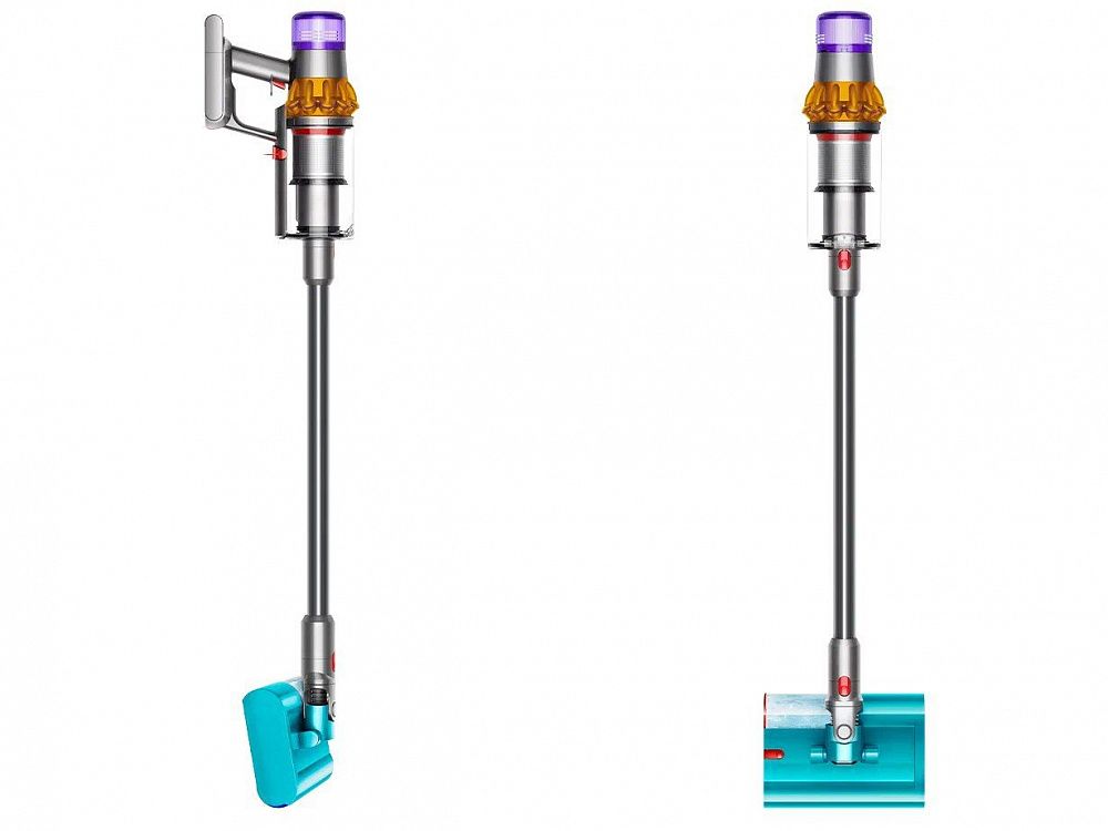 Пылесос Dyson V15S Detect Submarine (SV47) Yellow / Nickel