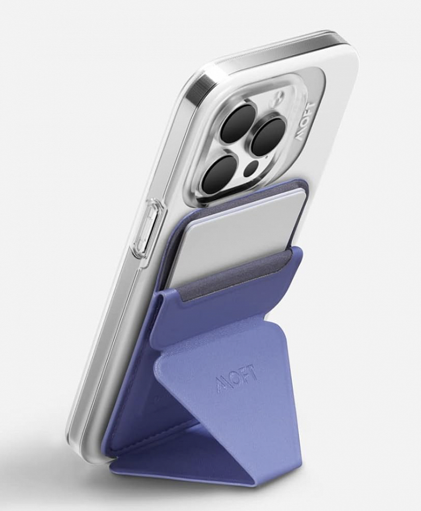 Moft Snap-On Stand & Wallet Purple