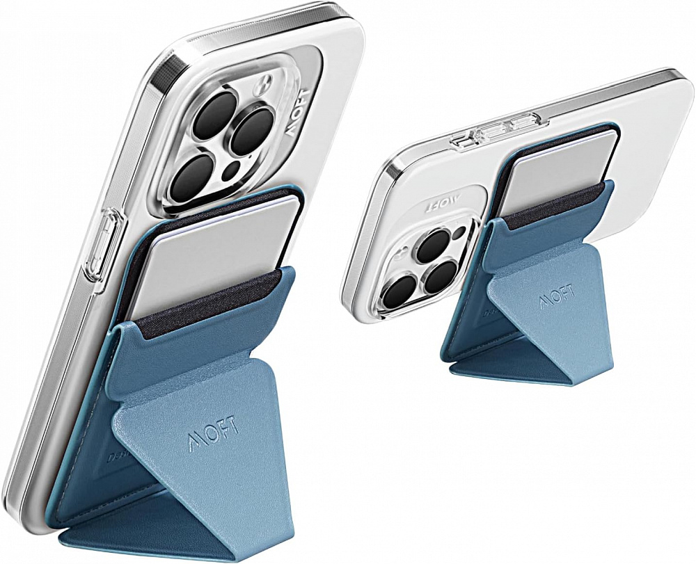 Moft Snap-On Stand & Wallet Windy Blue