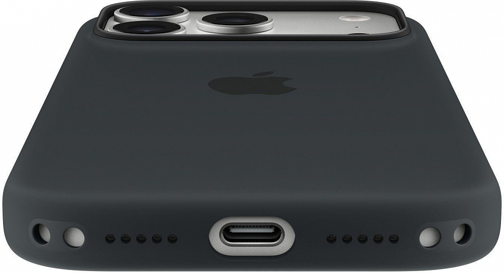 Чехол Apple Silicone Case with MagSafe для iPhone 17 Pro Black