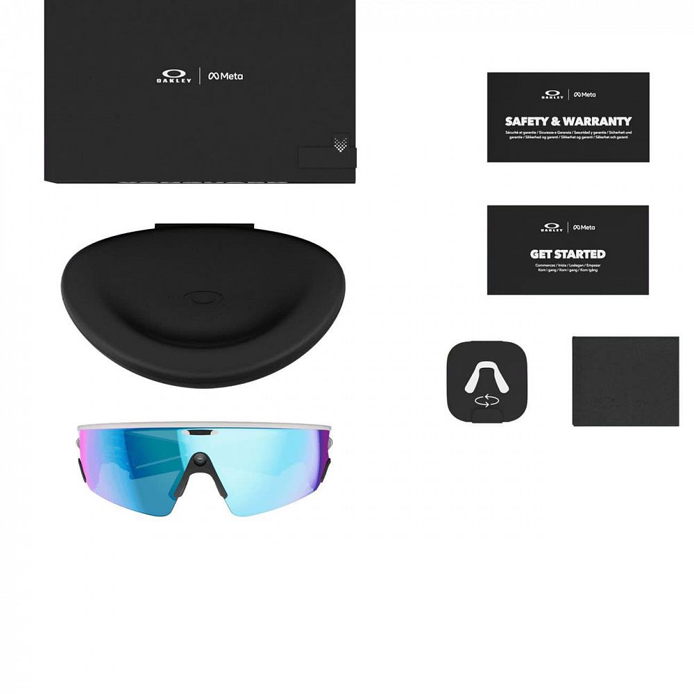 Умные очки Oakley Meta Vanguard White / Prizm Sapphire