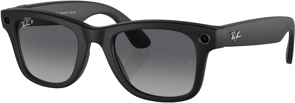 Умные очки Ray-Ban Meta Wayfarer (Gen 1) Matte Black / Polar Gradient Graphite (Large)