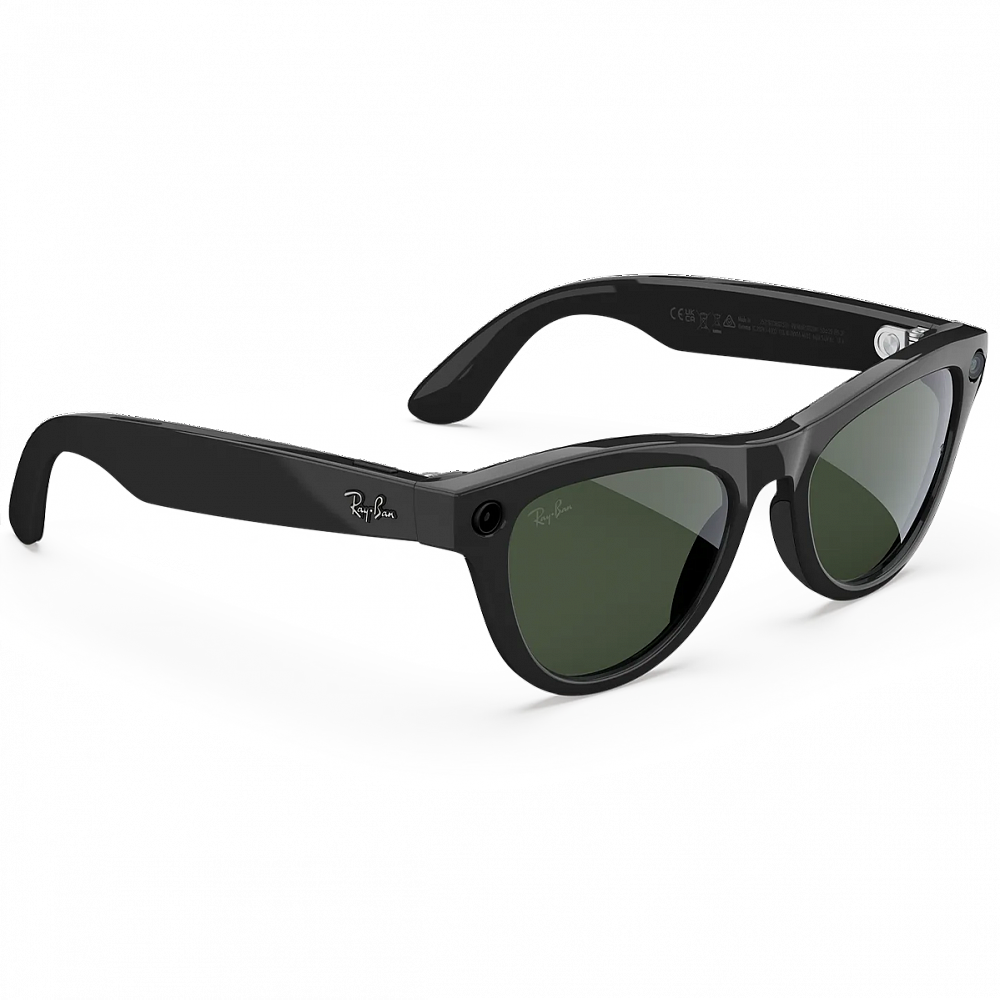 Умные очки Ray-Ban Meta Headliner (Gen 2) Shiny Black / Transitions Graphite Green