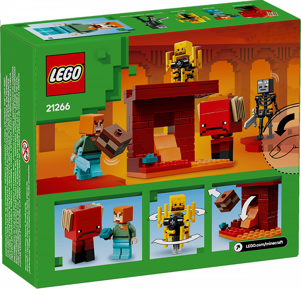 Конструктор LEGO Minecraft «Битва в лаве Нижнего мира» 21266