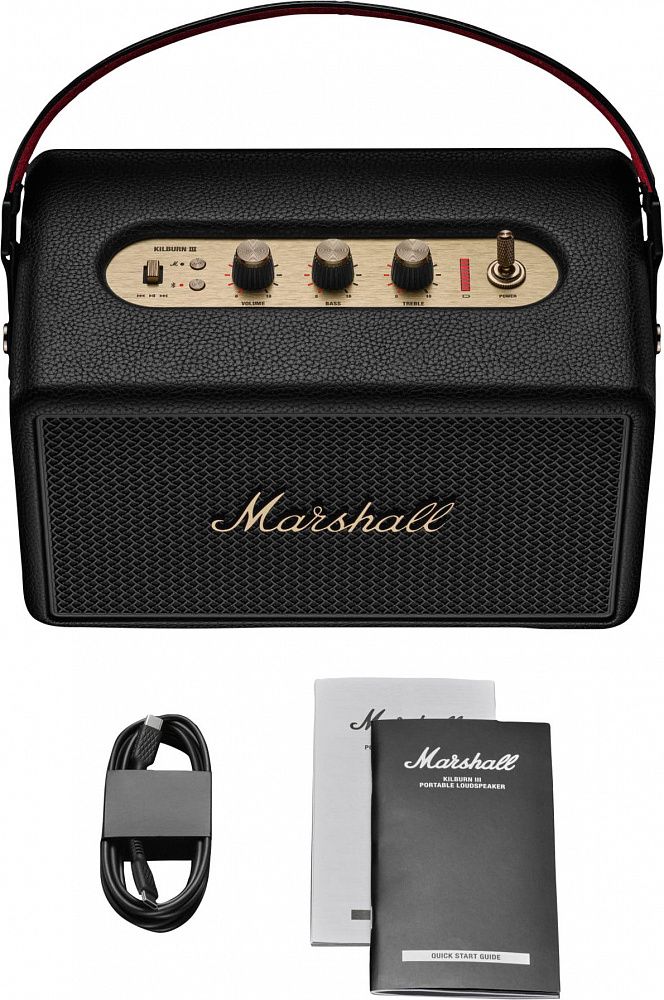 Портативная акустика Marshall Kilburn III Black and Brass